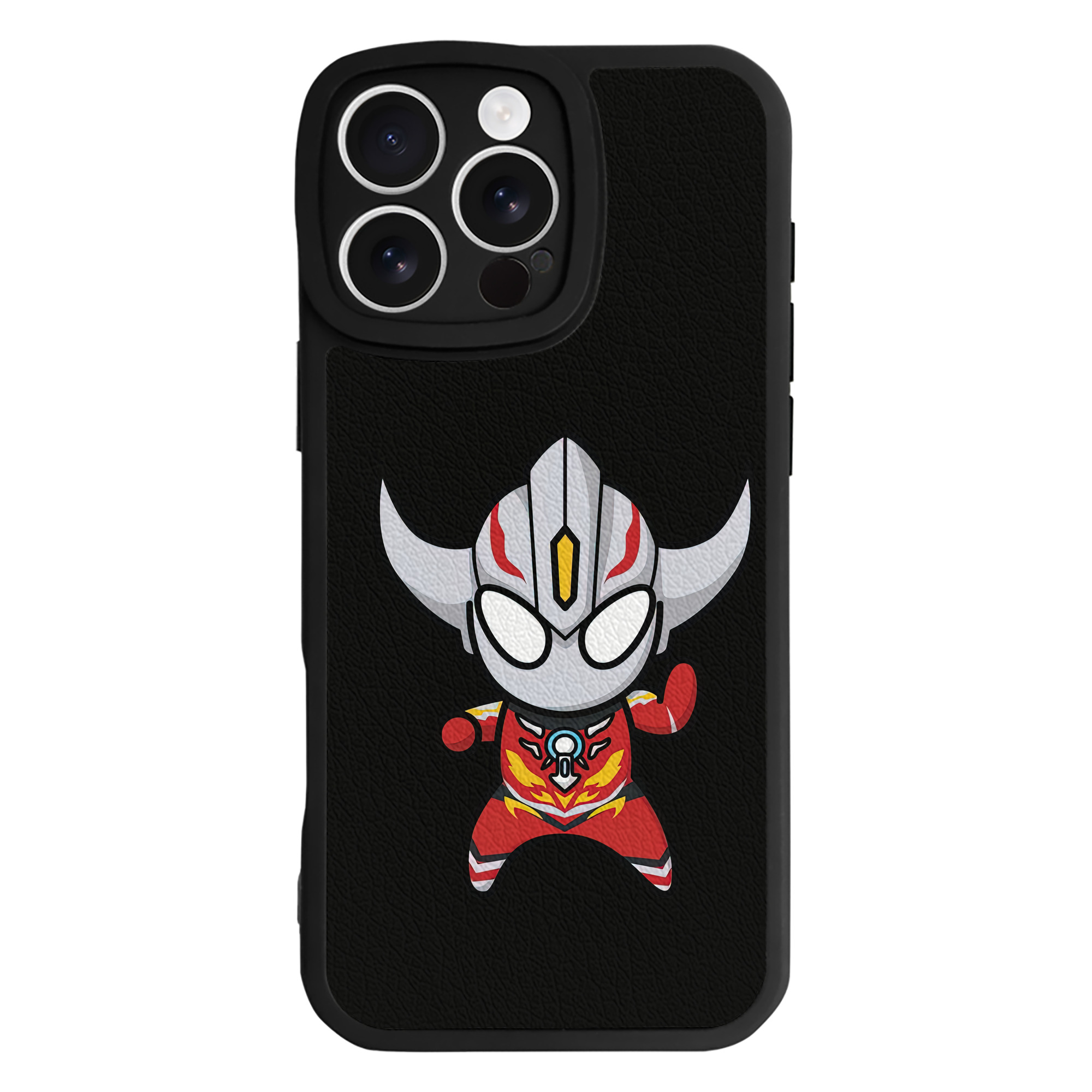 （画像用） ウルトラマン Ultraman 【iPhone 16シリーズ対応】シリコンスマホケース（レザー調） 材質：シリコン